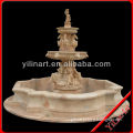 Outdoor garden carved stone marble big water fountain for sale